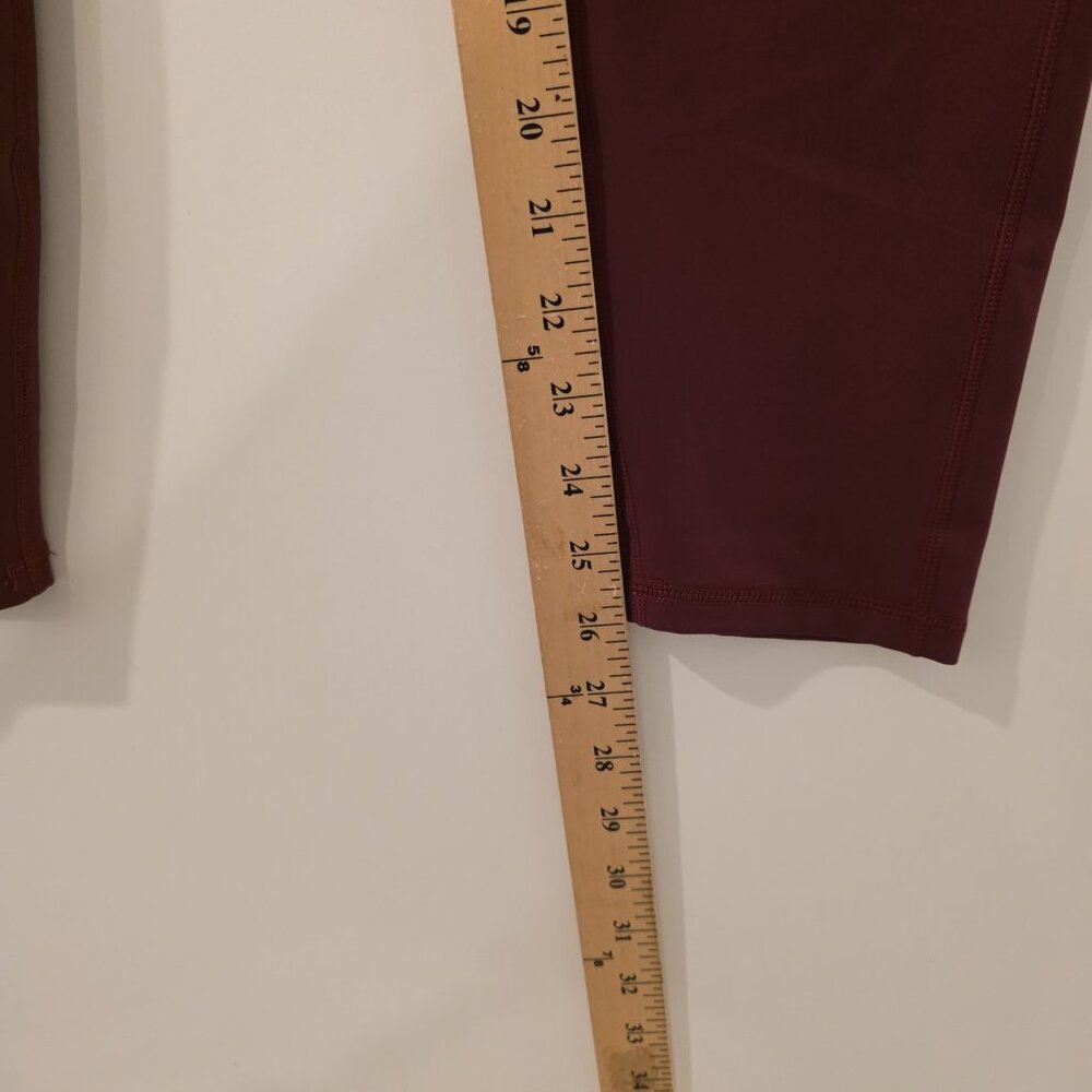 Fabletics Salar Solid PowerForm Leggings Burgundy… - image 12